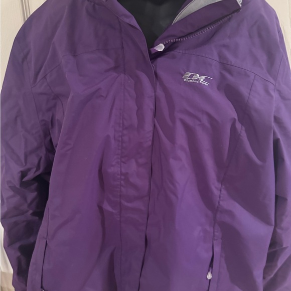 Diamond Candy Womens 3-in-1 Winter Jacket Waterproof Rain Coat with Hood Warm - Picture 7 of 12